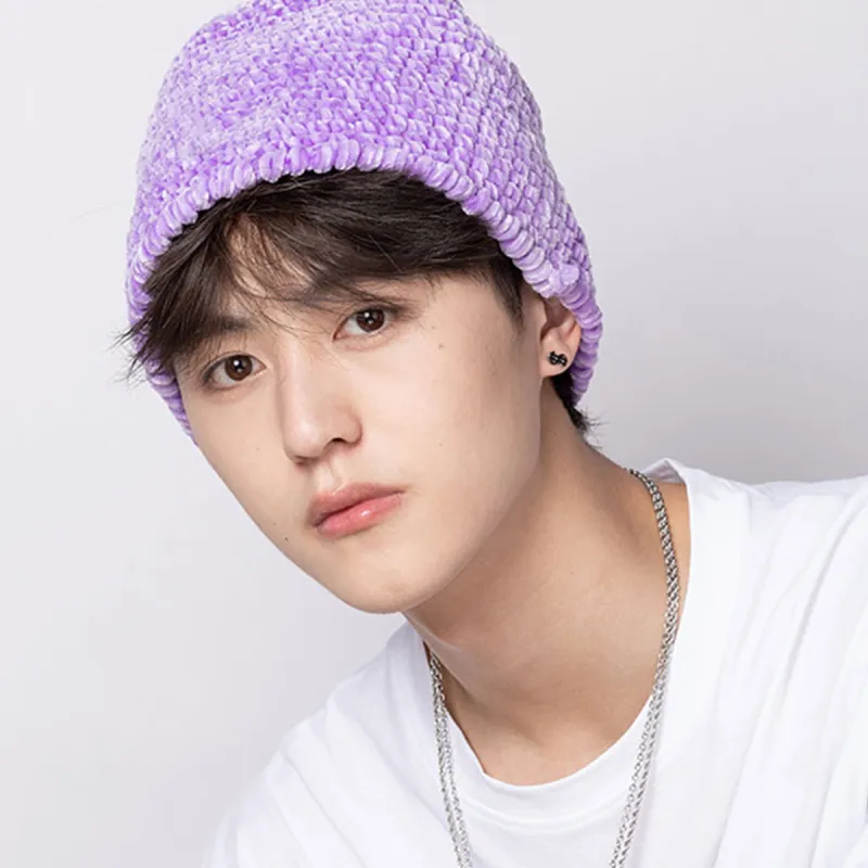 PALBAS Plush Yarn Bucket Hats Unisex-6