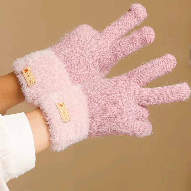 PALBAS Acrylic Knit Gloves Unisex-3