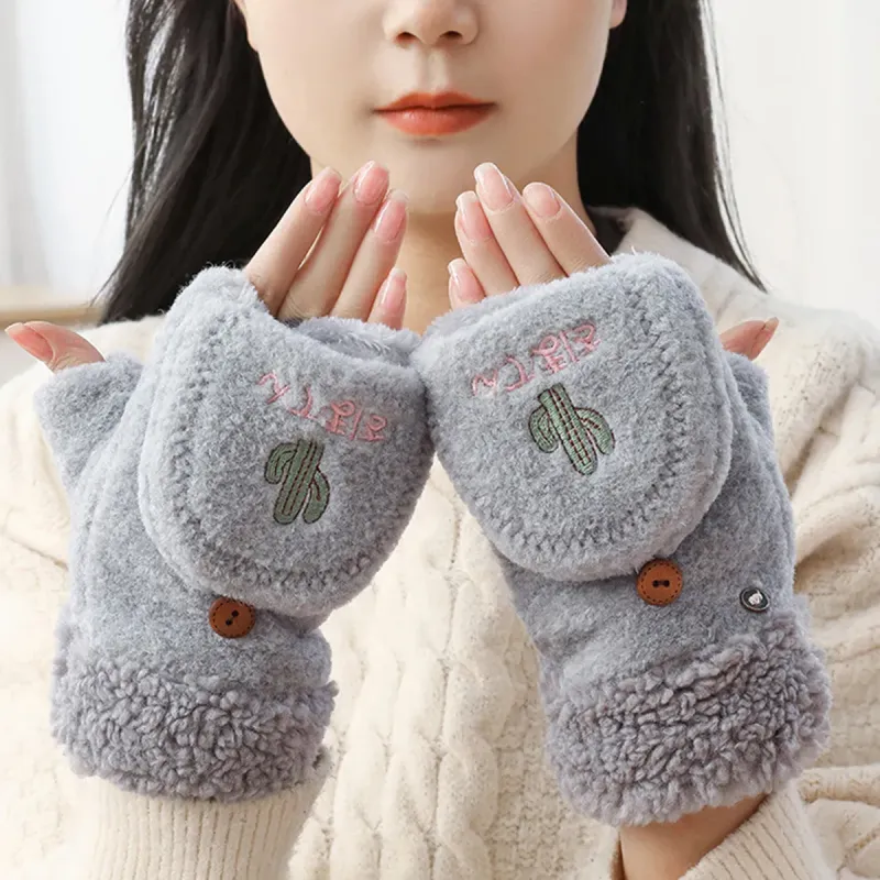 PALBAS Polyester Knit Gloves Women's-8