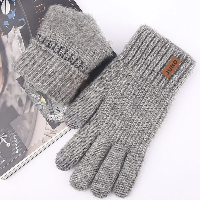 PALBAS Acrylic Knit Gloves Unisex-6