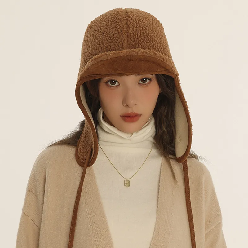 PALBAS Alpaca Trapper Hats Unisex-5