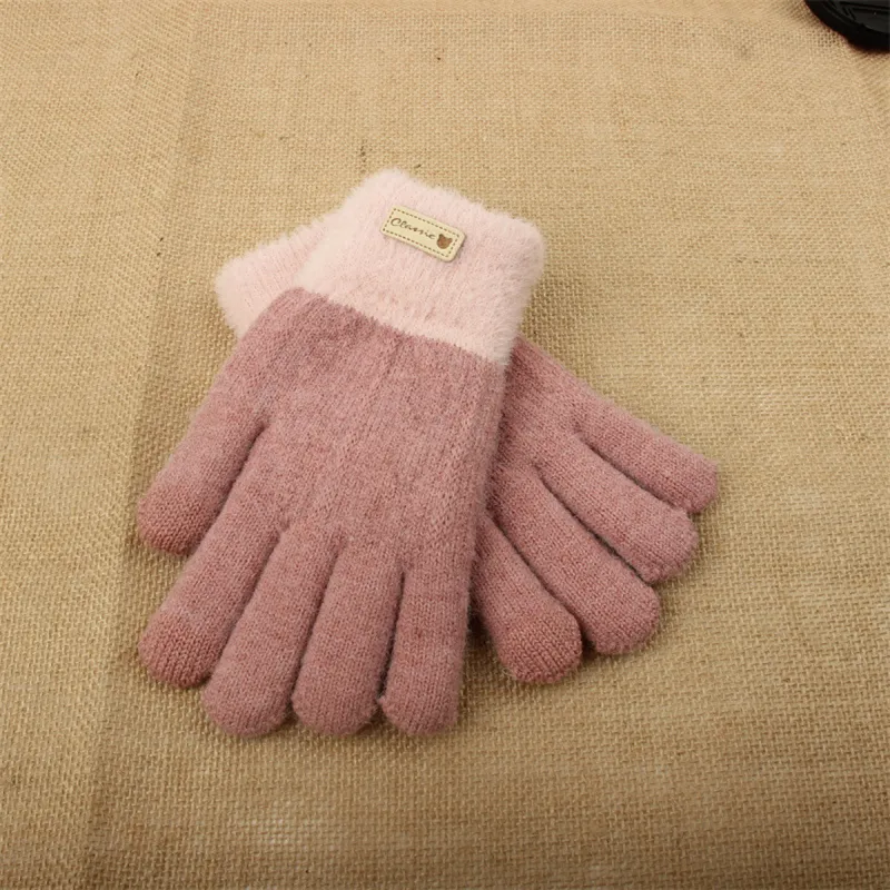 PALBAS Acrylic Knit Gloves Unisex-5