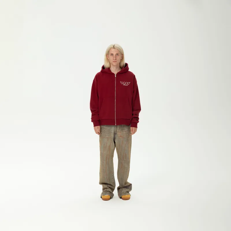 GOODBRAND Sweatshirt Unisex Burgundy-2