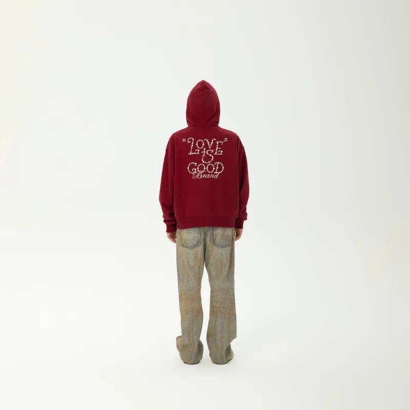 GOODBRAND Sweatshirt Unisex Burgundy-3