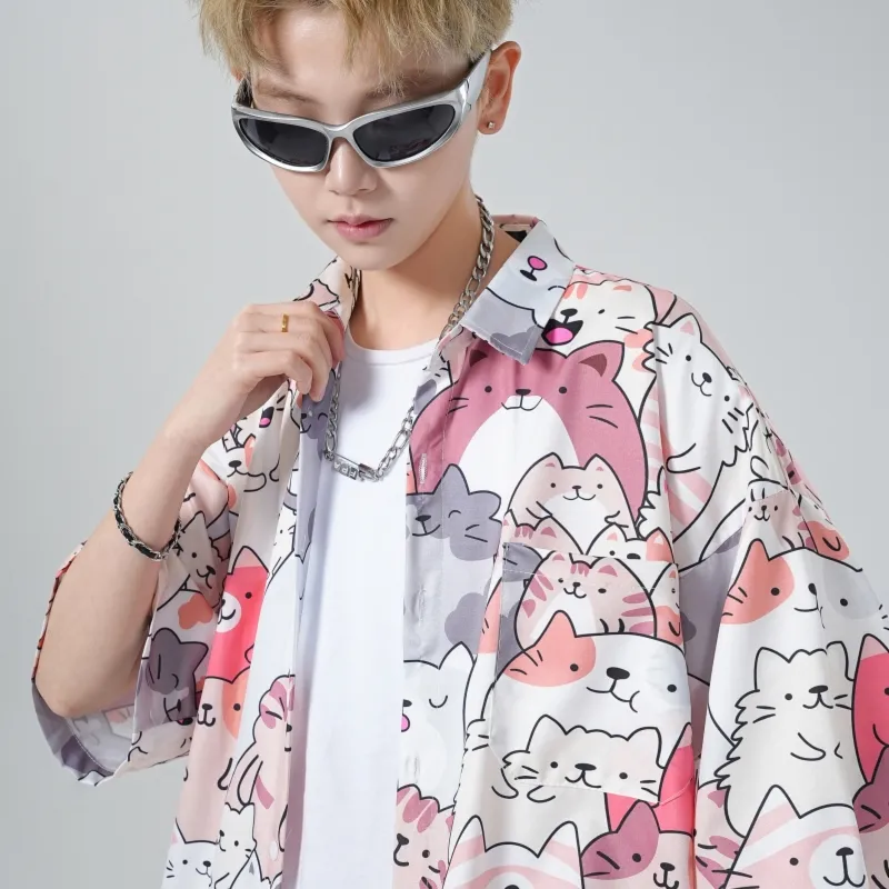 PIYOPIYO Shirts Unisex Pink-4