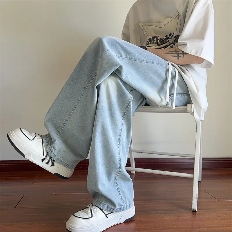 PIYOPIYO Jeans Unisex Light Blue-4