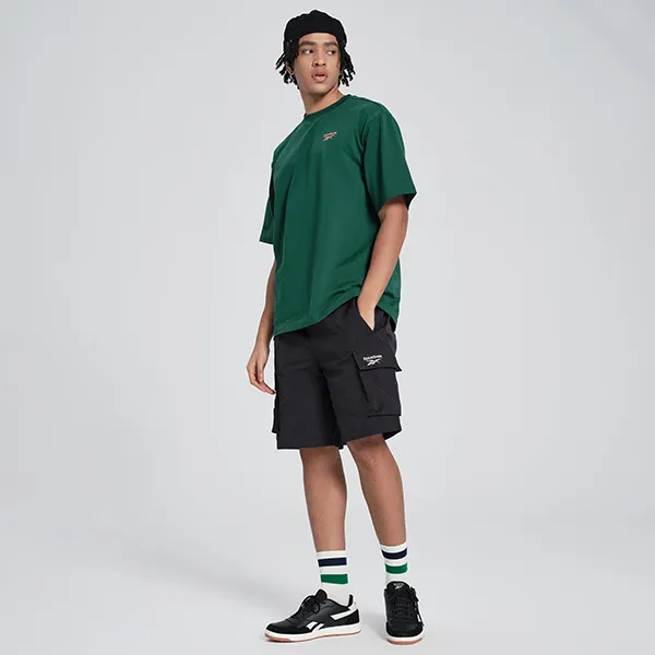 Reebok T Shirts Unisex Green-3