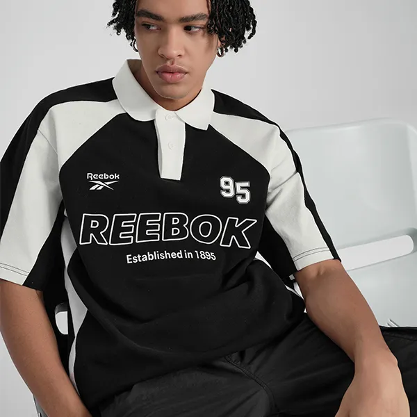 Reebok Polo Shirts Unisex Black-6