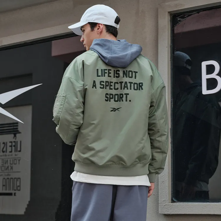 Reebok Woven Padded Baseball Jacket Unisex-4
