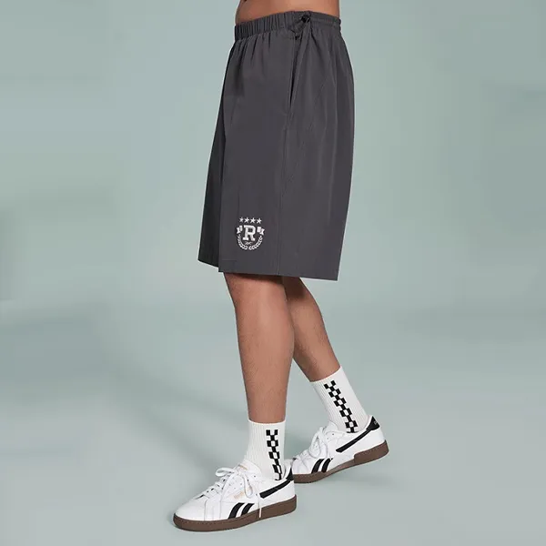 Reebok Sports Shorts Unisex Charcoal Black-3