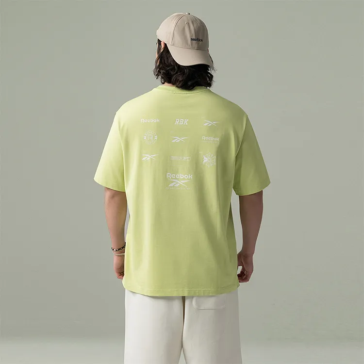 Reebok T Shirt Unisex Lime Green-2