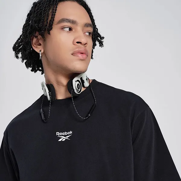Reebok T Shirts Unisex Black-2