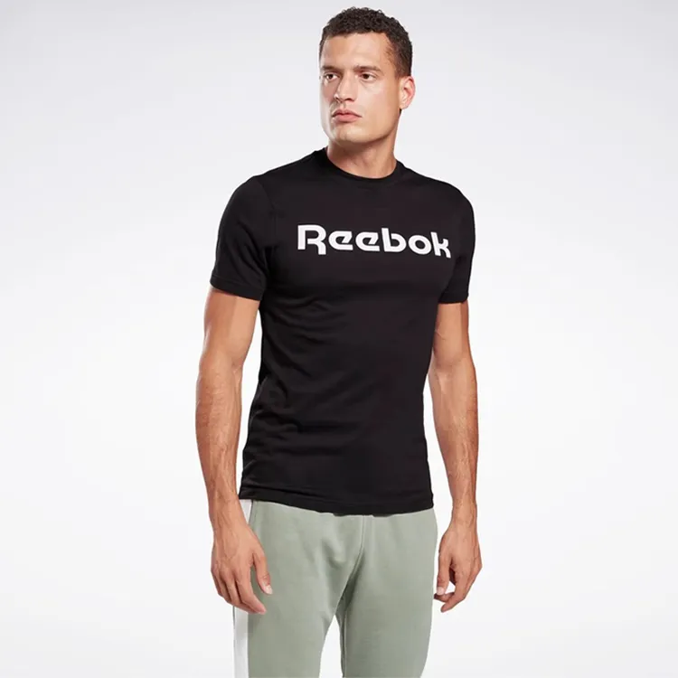 Reebok T Shirts Men Black-3