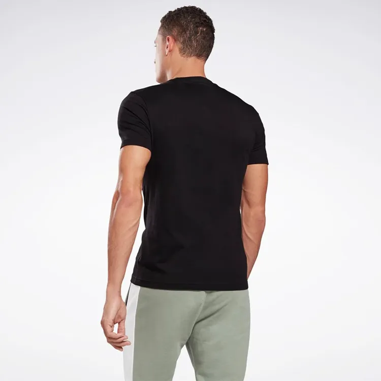 Reebok T Shirts Men Black-2