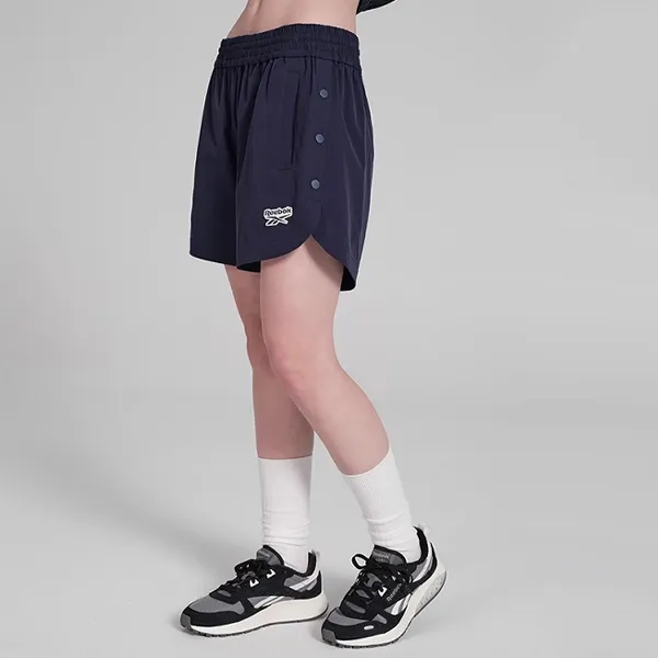 Reebok Sports Shorts Women's Navy Blue-3