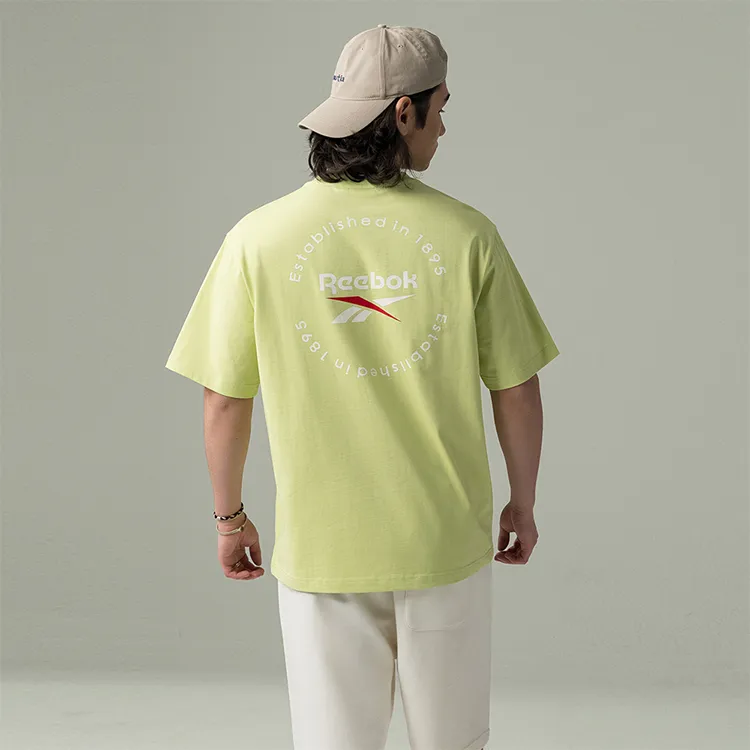 Reebok T Shirt Unisex Lime Green-2