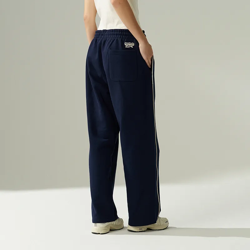 Reebok Knitted Sports Pants Unisex Navy Blue-4