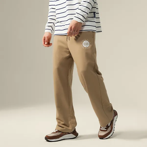 Reebok Knitted Sports Pants Unisex Khaki-3