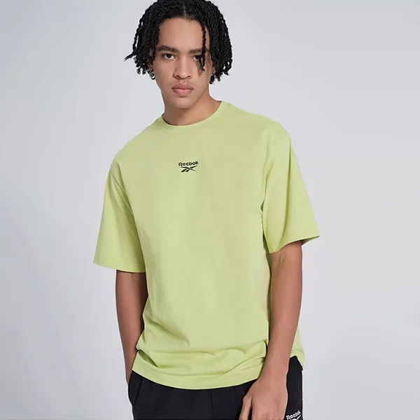 Reebok T Shirts Unisex Green-3