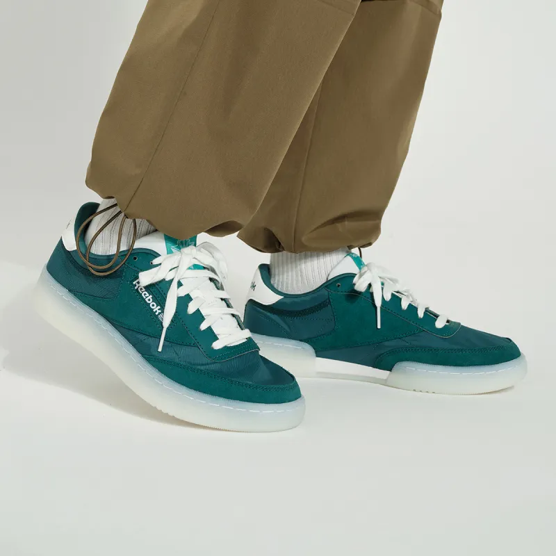Reebok Club C 85W Shoes 'Green White'-7