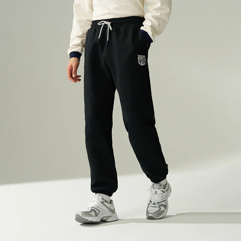 Reebok Knitted Sports Pants Unisex Black-3