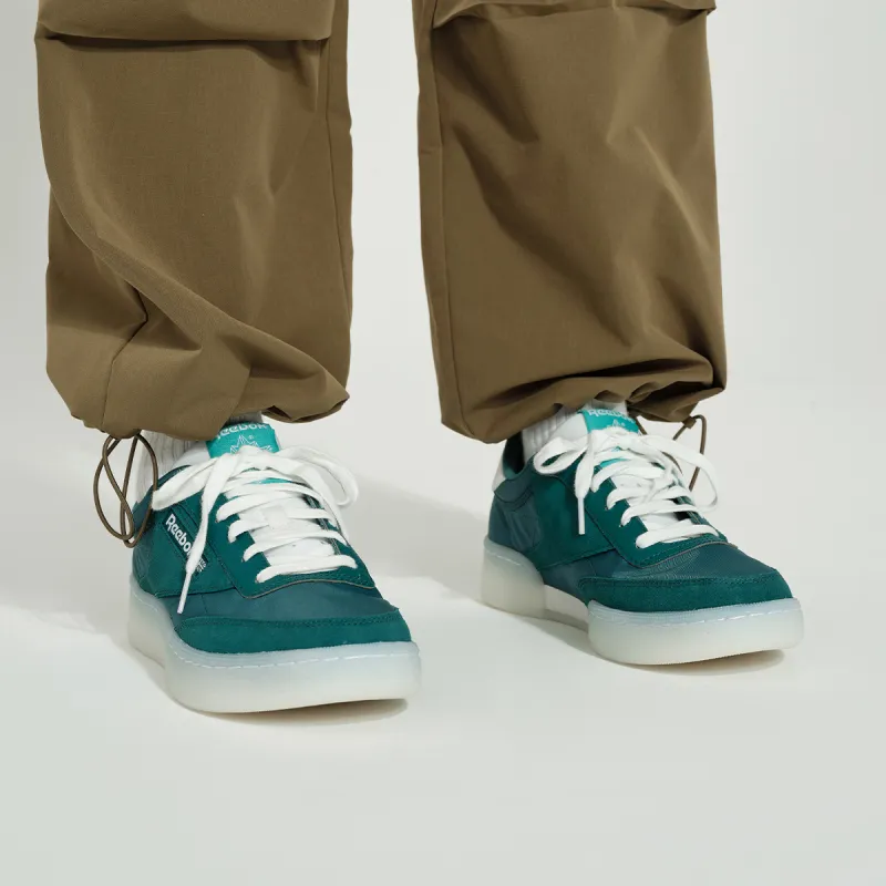 Reebok Club C 85W Shoes 'Green White'-5