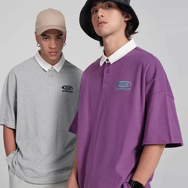 Reebok Polo Shirt Unisex Purple-2