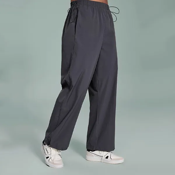 Reebok Casual Pants Unisex Charcoal Black-2