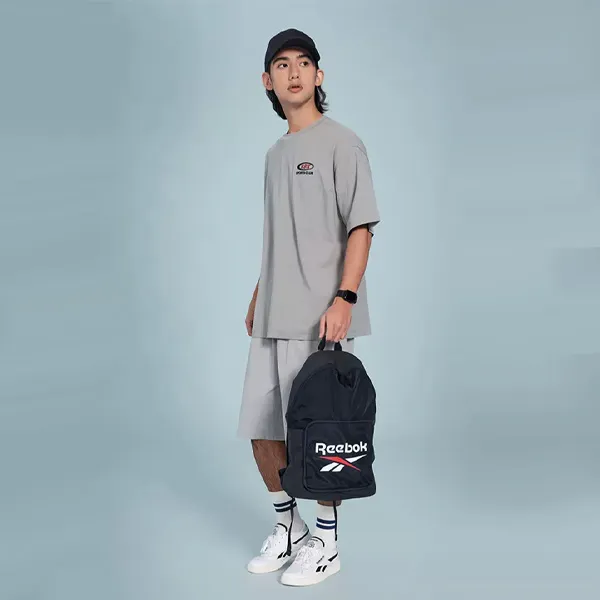 Reebok T Shirts Unisex Gray-4