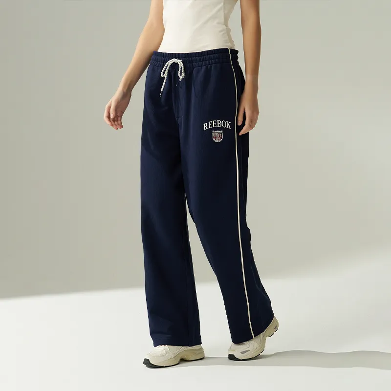 Reebok Knitted Sports Pants Unisex Navy Blue-2