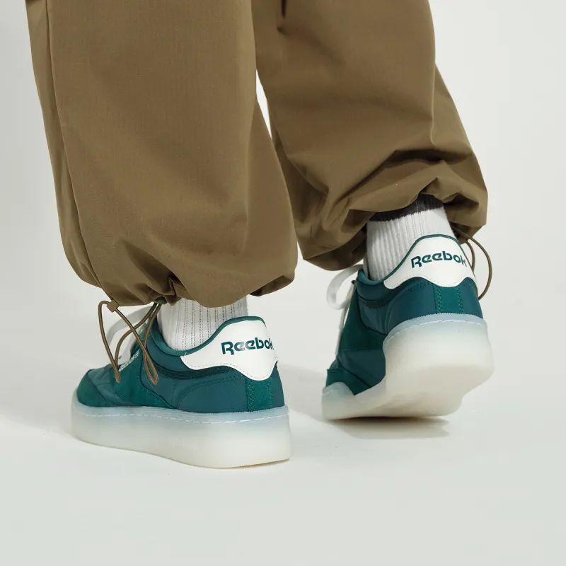 Reebok Club C 85W Shoes 'Green White'-8