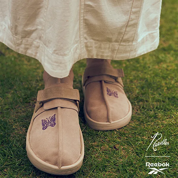 Reebok Needles X Beatnik Slides 'Canvas'-6