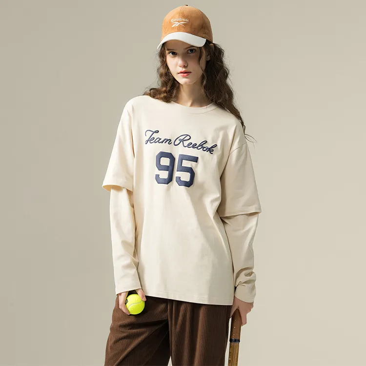 Reebok T Shirts Unisex Apricot-4