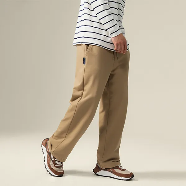 Reebok Knitted Sports Pants Unisex Khaki-4