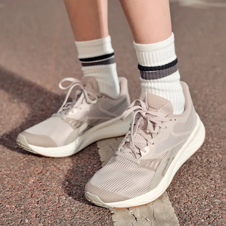 Reebok Energen Support Low Top Casual Running Shoes Unisex Milk Tea Gray-4