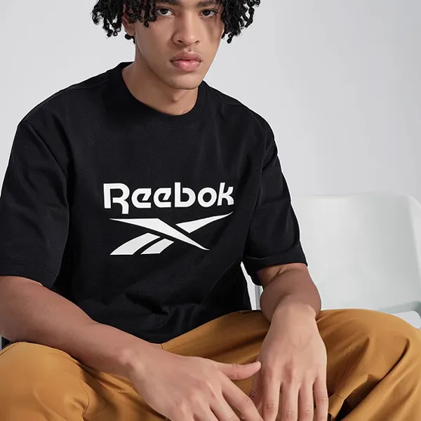 Reebok T Shirts Unisex Black-5