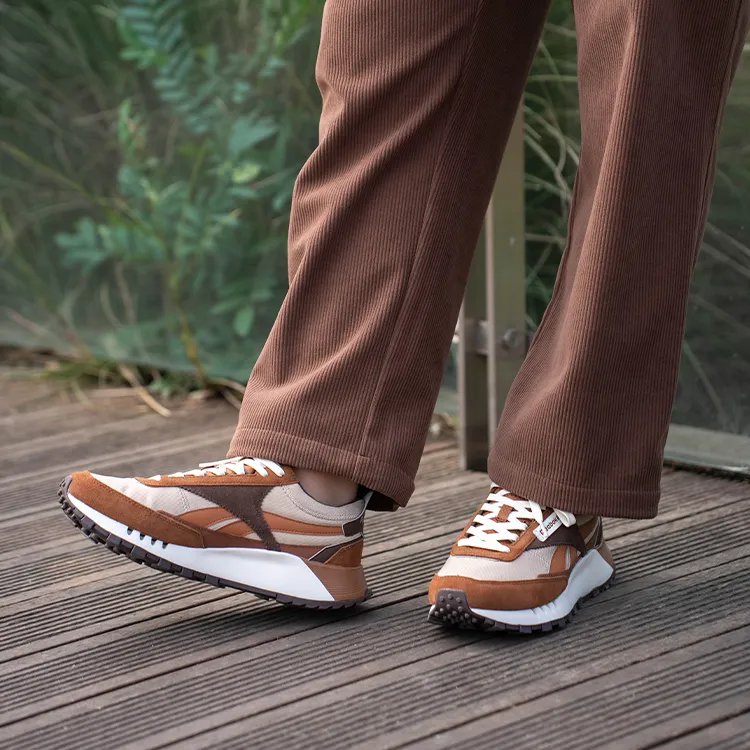 Reebok CL LEGACY W+ Anti Slip And Wear Resistant Height Increasing Low Top Running Shoes Unisex Light Brown-6