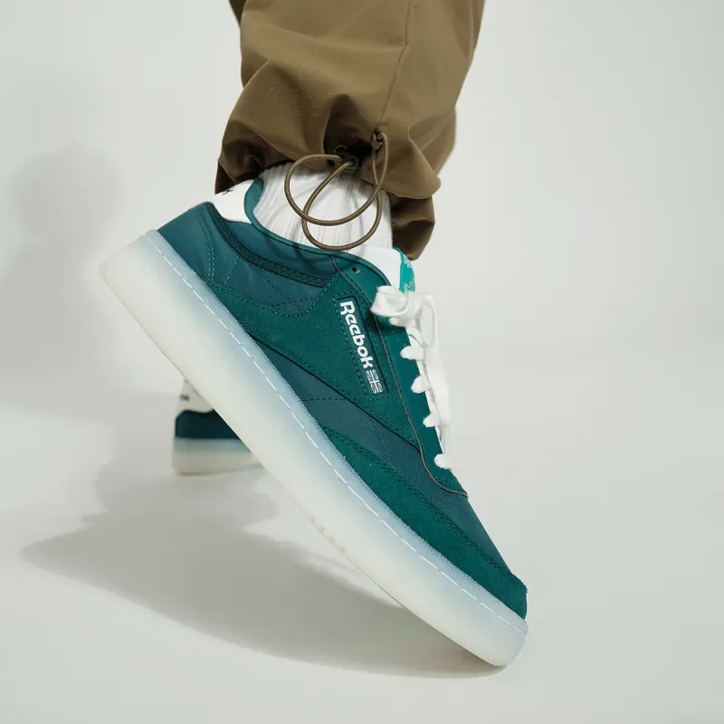 Reebok Club C 85W Shoes 'Green White'-6