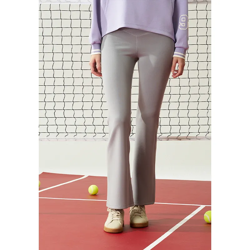 Reebok Knitted Sports Pants Women's Light Heather Gray-2