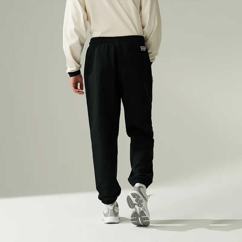 Reebok Knitted Sports Pants Unisex Black-4
