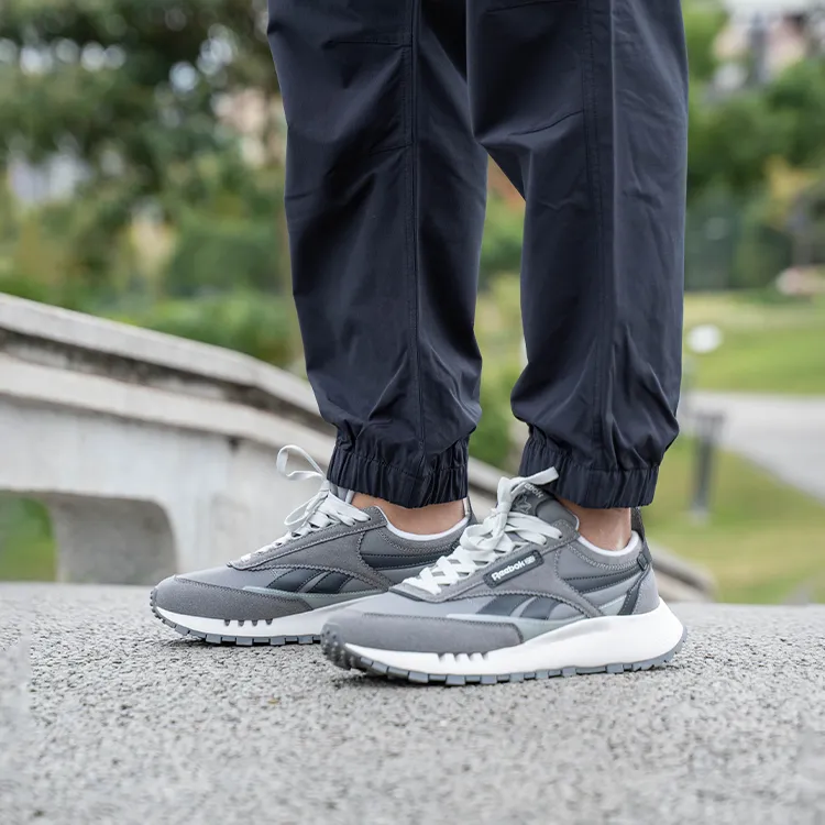 Reebok CL LEGACY W+ Anti Slip And Wear Resistant Height Increasing Low Top Running Shoes Unisex Gray-5