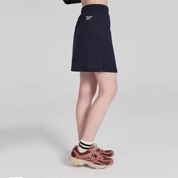 Reebok SS24 Casual Short Skirts Women's Navy Blue-2