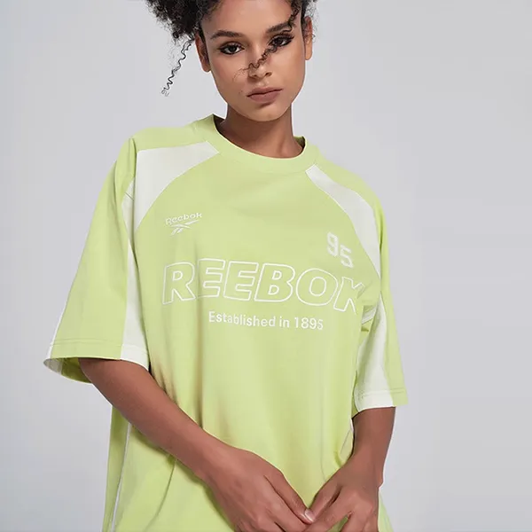Reebok T Shirt Unisex Lime Green-2