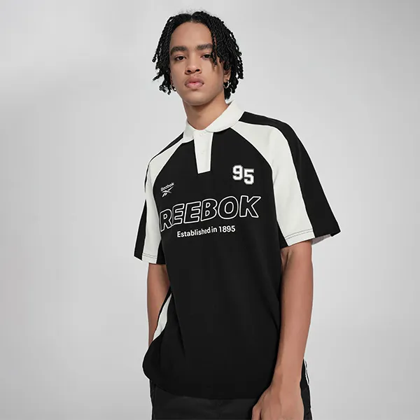 Reebok Polo Shirts Unisex Black-4