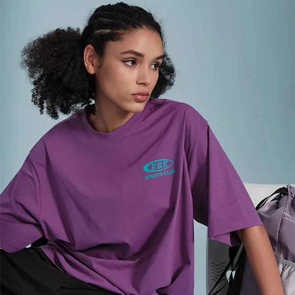 Reebok T Shirts Unisex Purple-4