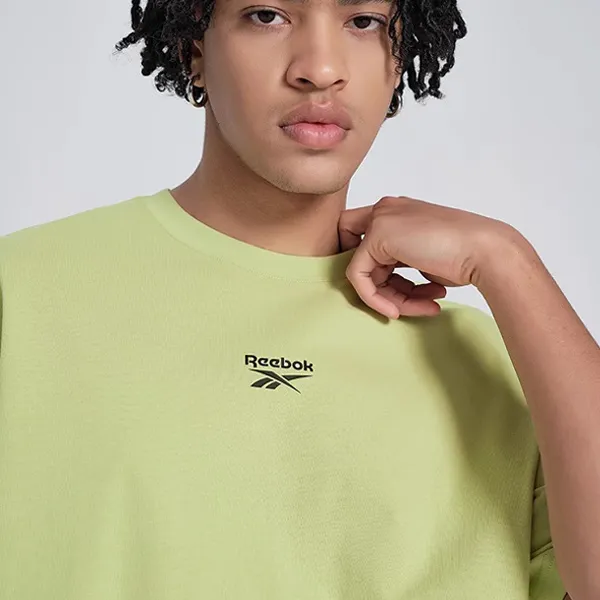 Reebok T Shirts Unisex Green-4