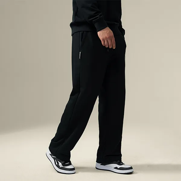 Reebok Knitted Sports Pants Unisex Black-3