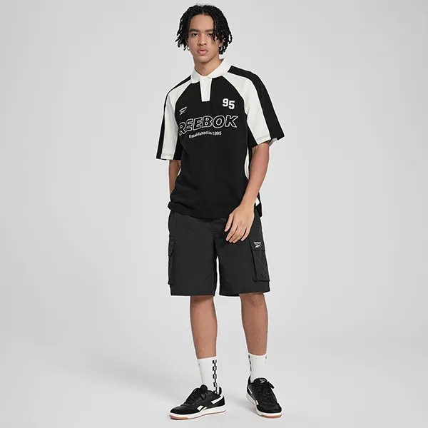 Reebok Polo Shirts Unisex Black-2