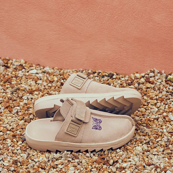 Reebok Needles X Beatnik Slides 'Canvas'-7