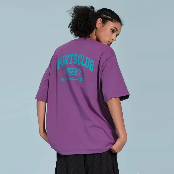 Reebok T Shirts Unisex Purple-3